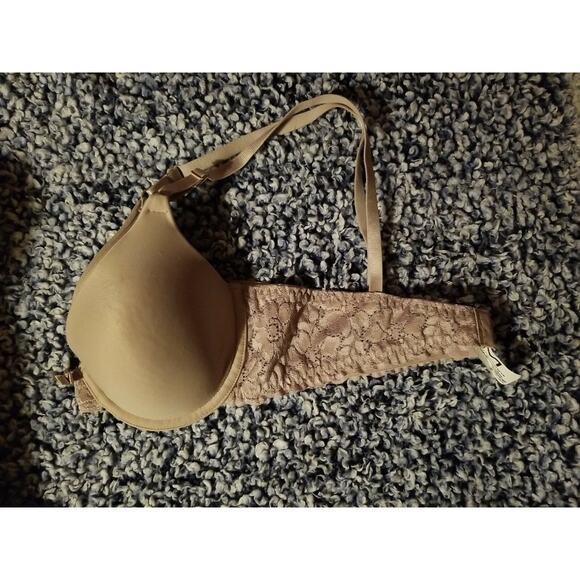 Maidenform Women's Bra Beige Taupe Underwire Lace Light Padding 0117BR Size 34C - Picture 4 of 12